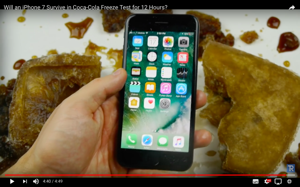 iPhone7・スイカ・PASMO・防水機能・ネットで合鍵が注文できる俺の合鍵・スペアキー・ディンプルキー・コーラ漬け実験・凍らせ実験