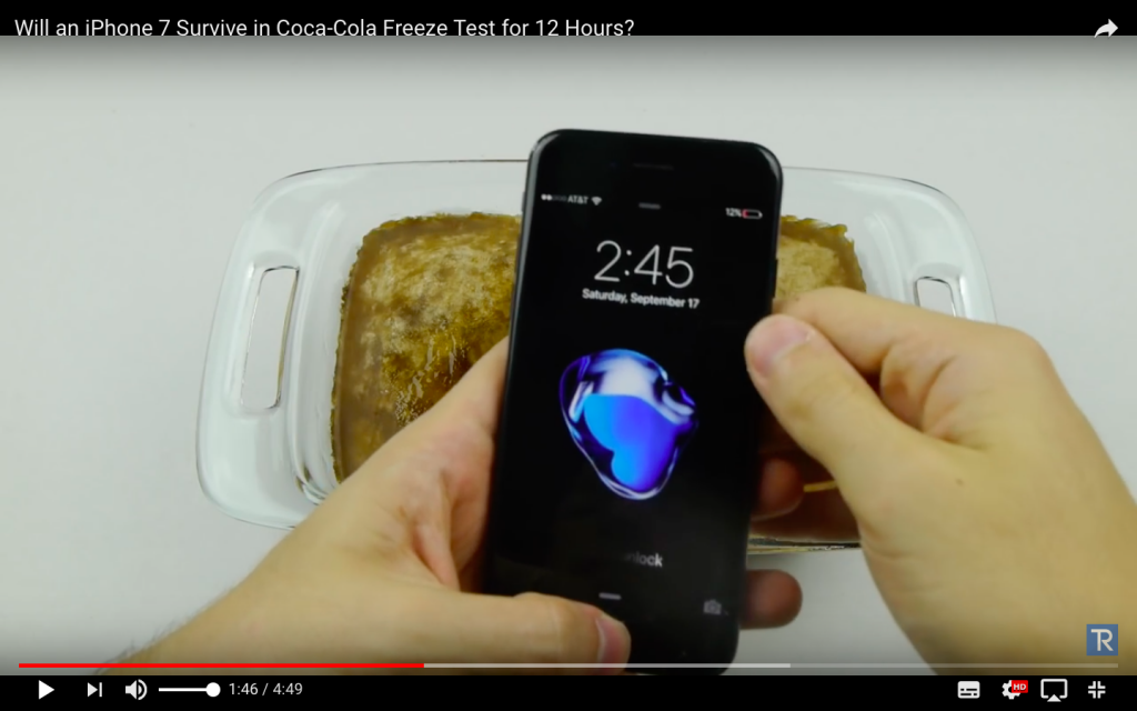 iPhone7・スイカ・PASMO・防水機能・ネットで合鍵が注文できる俺の合鍵・スペアキー・ディンプルキー・コーラ漬け実験・凍らせ実験